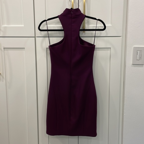 Revolve/Intermix Brand Cinq A Sept Jax Purple Mini Dress - Picture 4 of 16